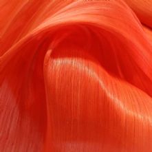 Neon Orange Silk Abaca